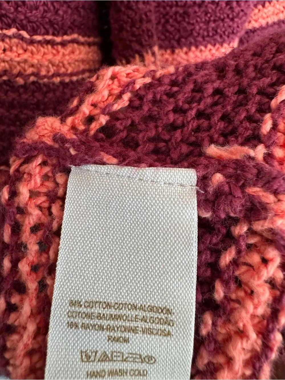 Free People North Beach Stripped Cardigan Size Medium
